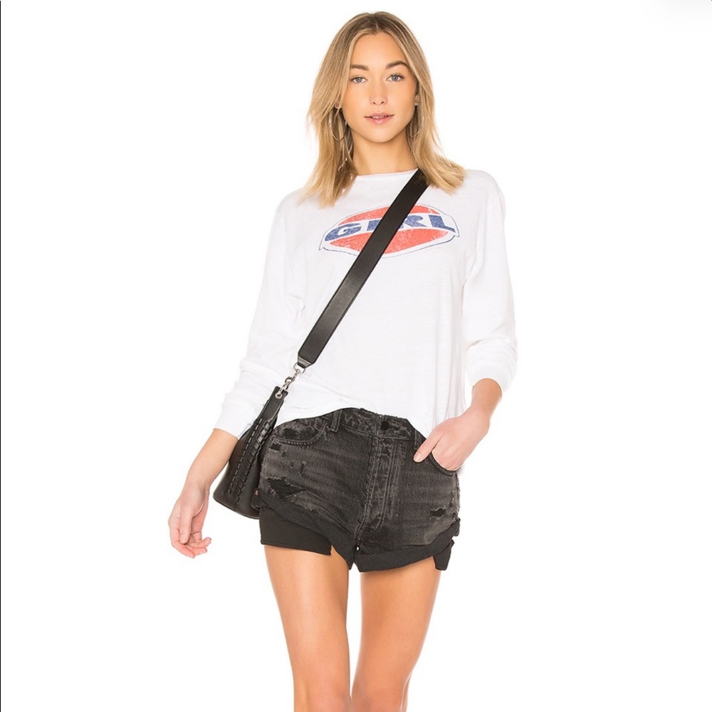DENIM x ALEXANDER WANG Hike Rolled Short